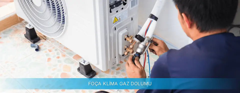 Foça İlçemi Arçelik Klima Gaz Dolumu